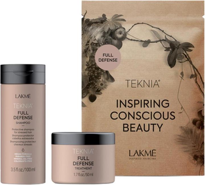 Image du produit Lakmé Teknia Full Defense Travel Pack 50+100ml (Kit de soins capillaires)