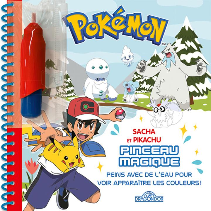 Produktbild Les Livres du Dragon d'Or Pokémon : Sacha et Pikachu : pinceau magique (Französisch, Collectif, 2022)