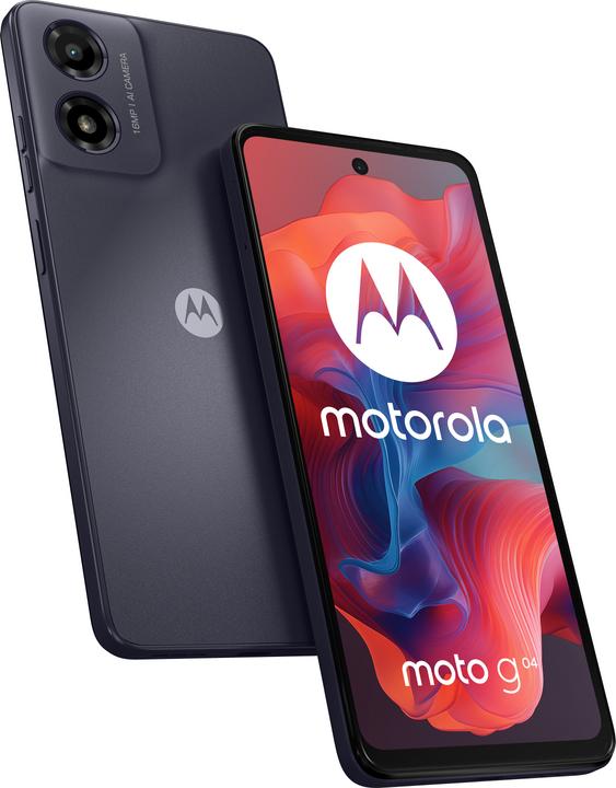 Produktbild Motorola Moto G04 (64 GB, Concord Black, 6.56", Dual SIM, 4G)