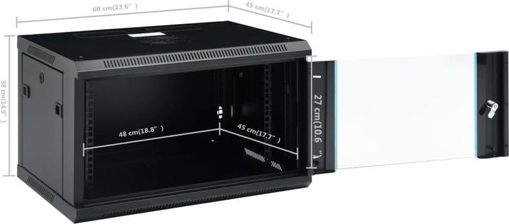 Produktbild vidaXL Lanzo (4 HE, 19 Zoll Rack)