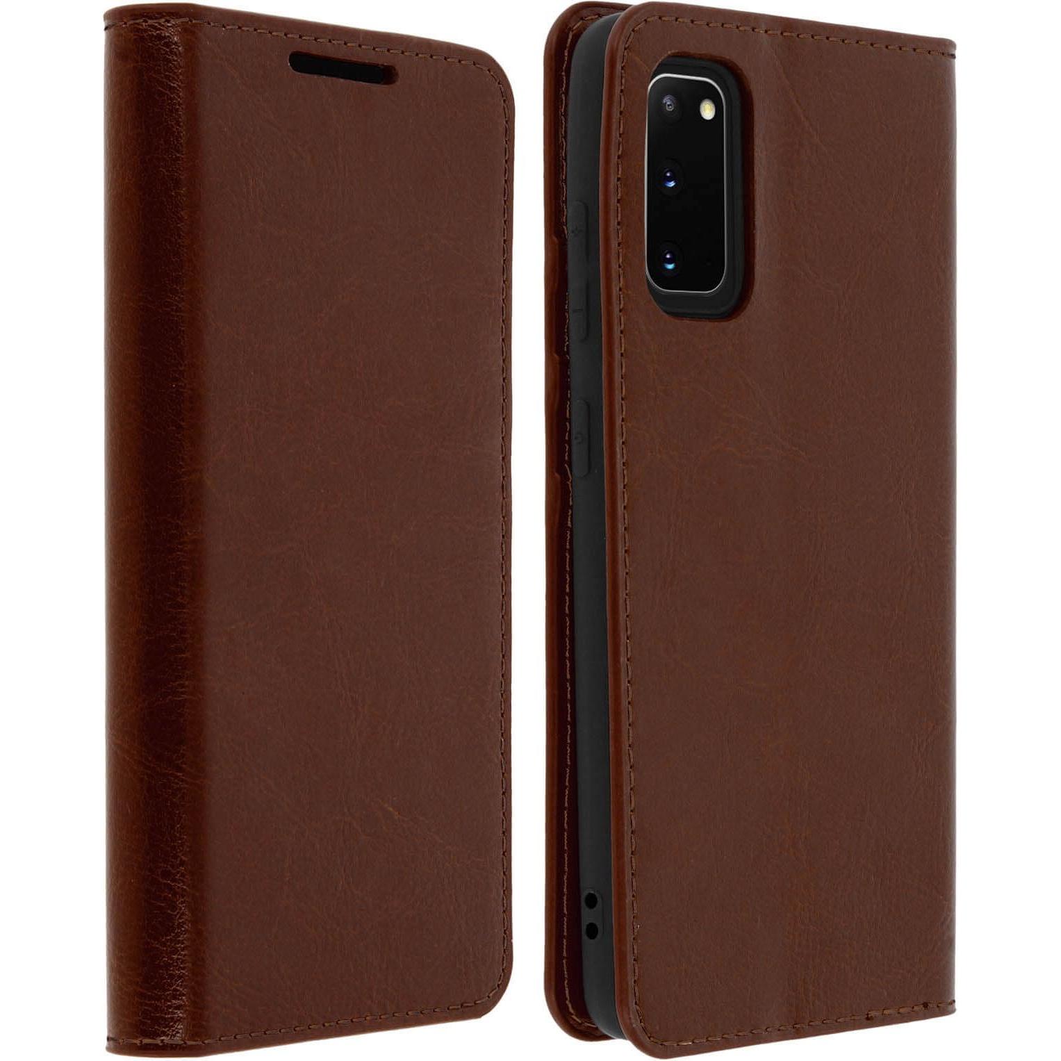 Avizar First Series (Samsung Galaxy S20), Smartphone Hülle, Braun