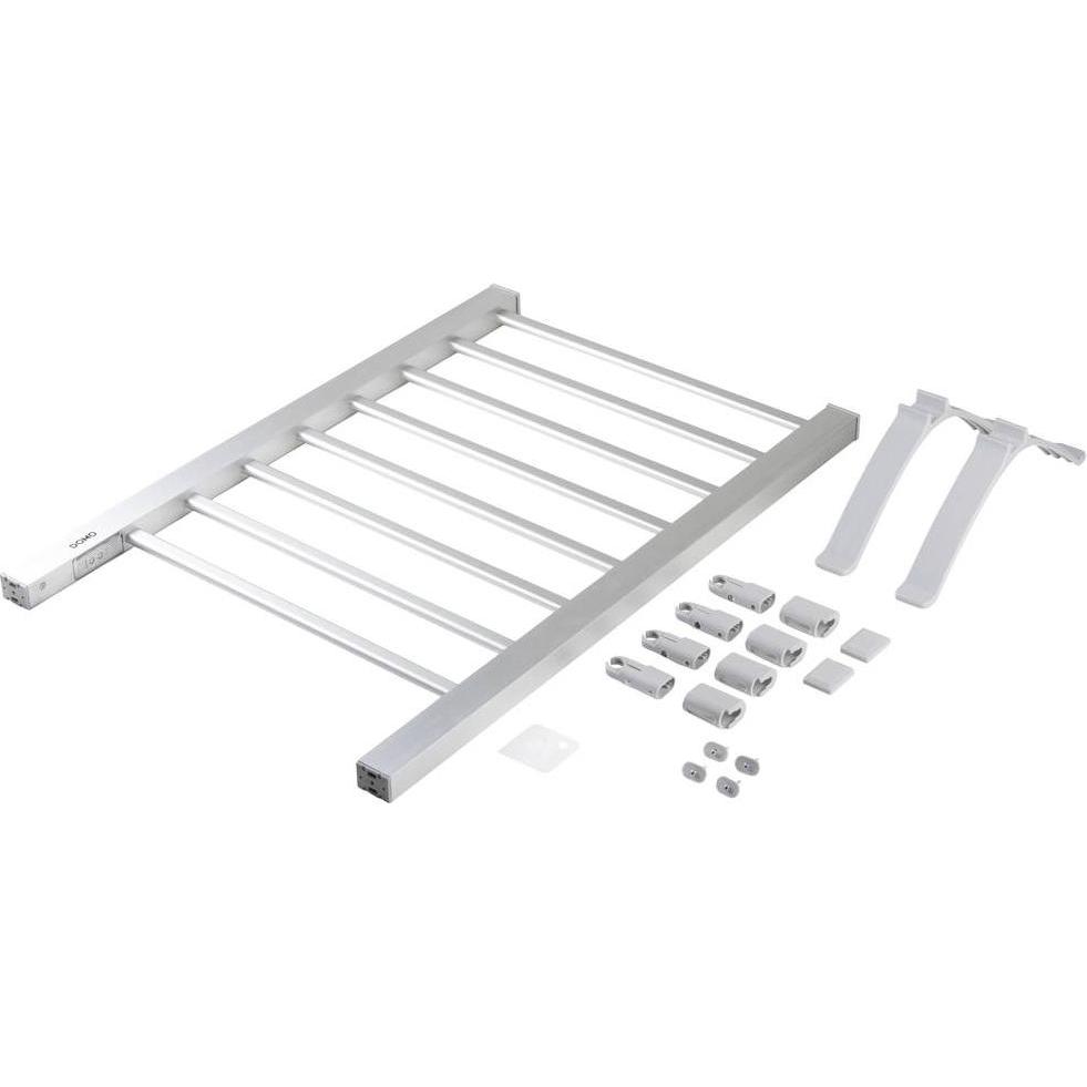 Domo DO7117DR Stendino riscaldato, Stendibiancheria, Argento