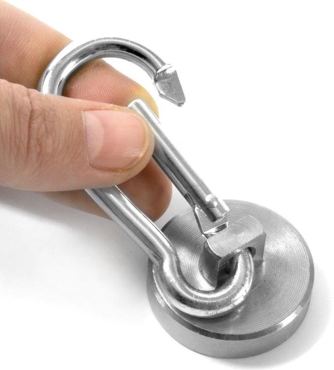 Actual product image Supermagnete Pot magnet with carabiner (1 x)