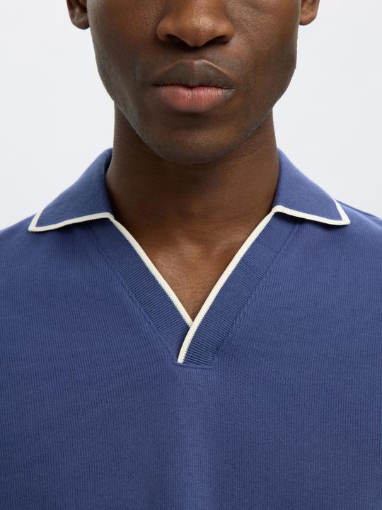 Produktbild Selected Baumwollmix V-Ausschnitt Polo shirt (XXL)