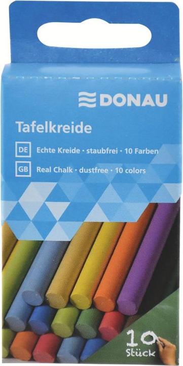 Productafbeelding Donau Schoolbordkrijt 10 stuks assorti (10x)