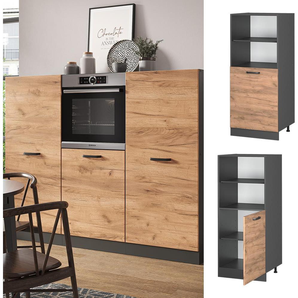 Thumbnail - Vicco, Regal, Herdumbauschrank R-Line (60 x 57.5 x 143 cm)