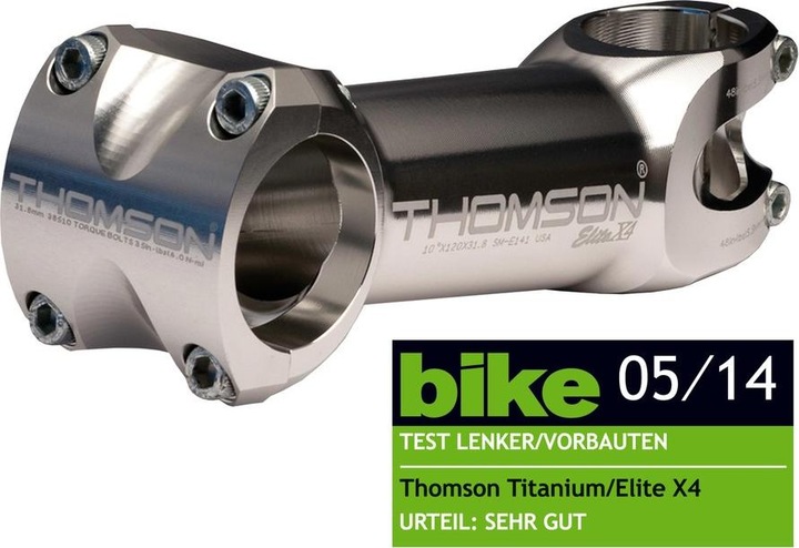 Actual product image Thomson ELITE X4 Silver (120 mm, 31.80 mm)