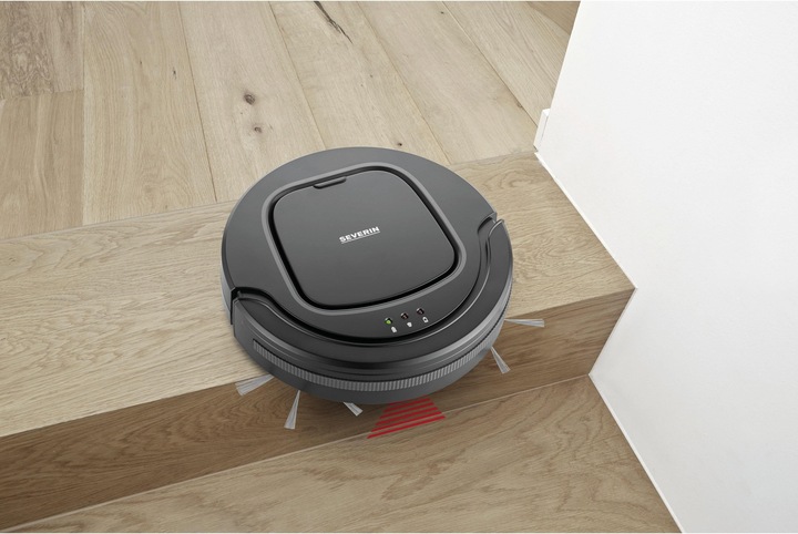 Actual product image Severin RB7023 Robot Vacuum Cleaner Chill black / grey (Robot vacuum)