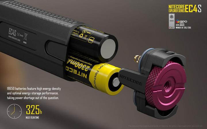 Produktbild Nitecore Ec4s (15 cm, 2150 lm)