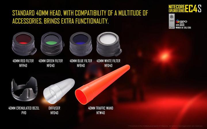 Produktbild Nitecore Ec4s (15 cm, 2150 lm)