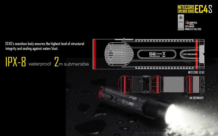 Produktbild Nitecore Ec4s (15 cm, 2150 lm)