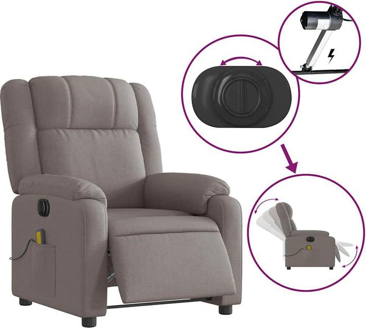 Image du produit vidaXL elektrischer Massagesessel