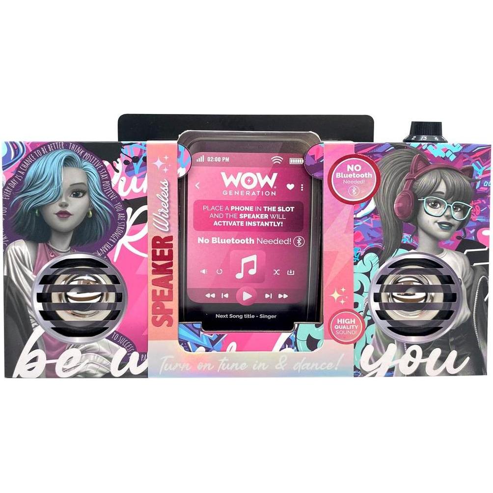 Kids Euroswan Głośnik Przenośny Bezprzewodowy Mocny Indukcyjny na Telefon Smartfon WOW / WOW Generation / WOW00122, Hi-Fi + Altoparlante home cinema, 