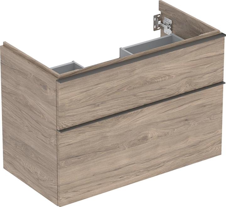 Geberit iCon Unterschrank für Waschtisch, 2 Schubladen, 88,8x61,5x47,6 cm, 502305