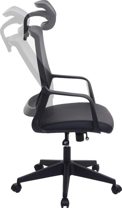 Produktbild Swisshandel24 Bürostuhl, Drehstuhl Schreibtischstuhl, ergonomisch Kopfstütze, Kunstleder schwarz