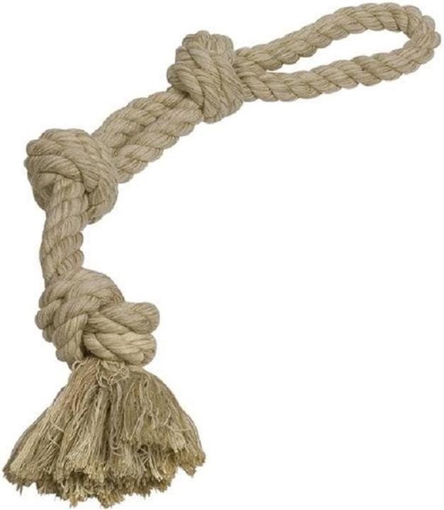 Nobby Cane giocattolo nodo corda, Natura (Gioco da masticare per cani)
