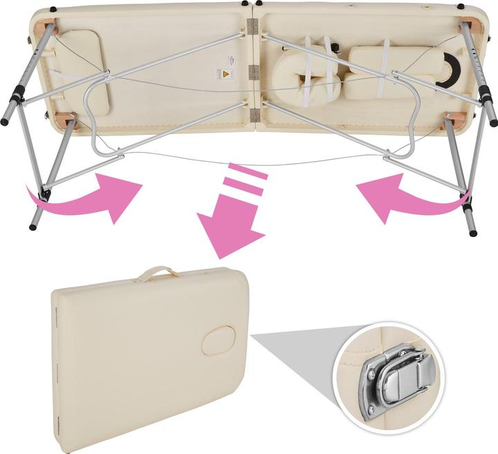 Actual product image tectake Massage table