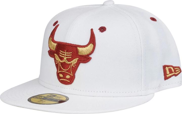 Actual product image New Era 59Fifty Fitted Cap - OPTIC WHITE Chicago Bulls (8)