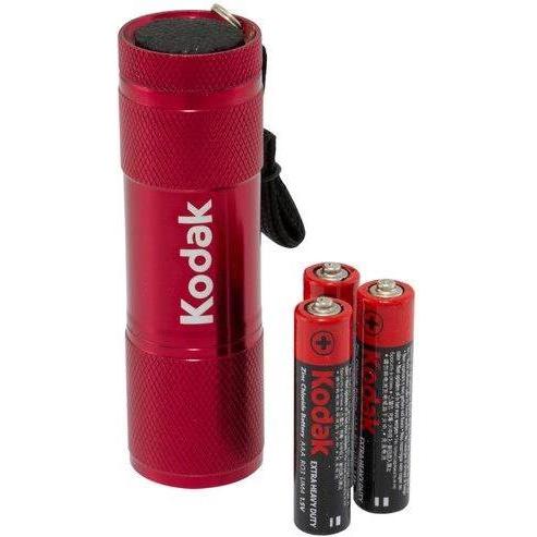 Thumbnail - Kodak, Taschenlampe, 9-LED FLASHLIGHT RED + 3 AAA EHD (2.50 cm, 46 lm)