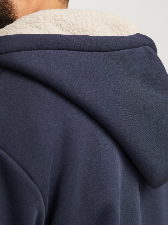 Actual product image Jack & Jones Plus single-coloured hooded jacket Hooded jacket (6XL)
