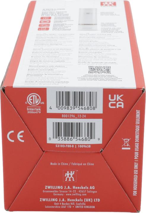 Produktbild Zwilling Enfinigy (Diverse Gewürze, Pfeffer, Salz)