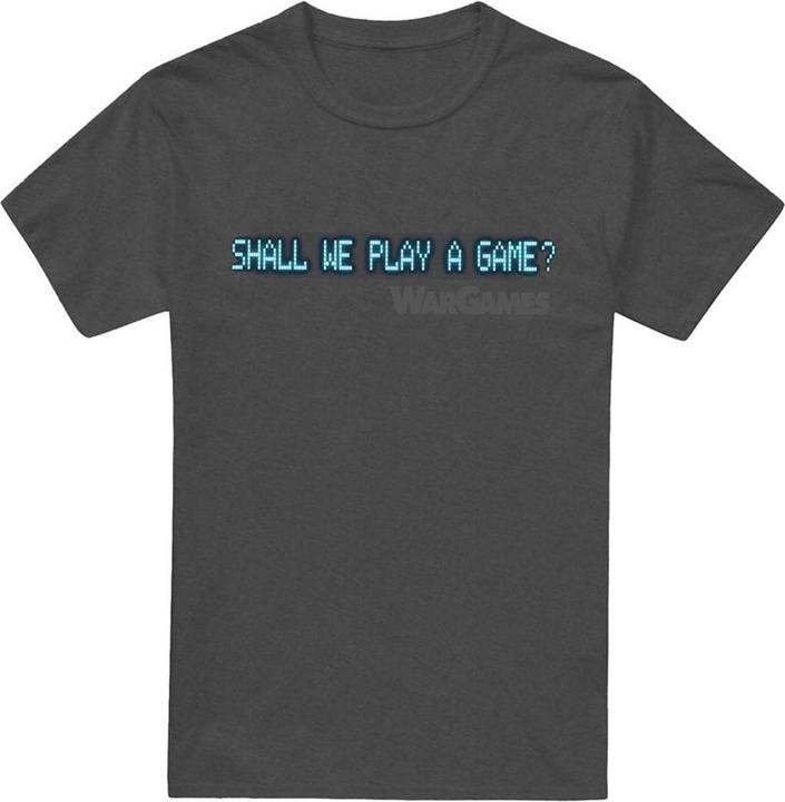 Produktbild WarGames Shall We Play A Game? TShirt meliert (M)