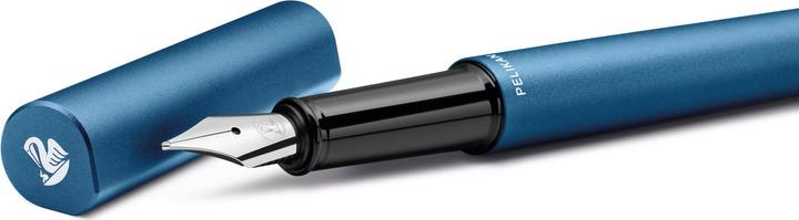 Actual product image Pelikan Ineo Element P6 fountain pen - petrol blue case (Petrol - Blue, 1 x)