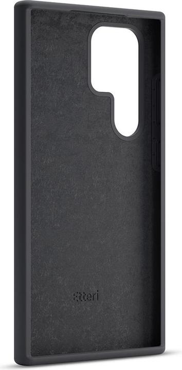 Actual product image Etteri Silicone case for Samsung Galaxy S25 Ultra black (Samsung Galaxy S25 Ultra)