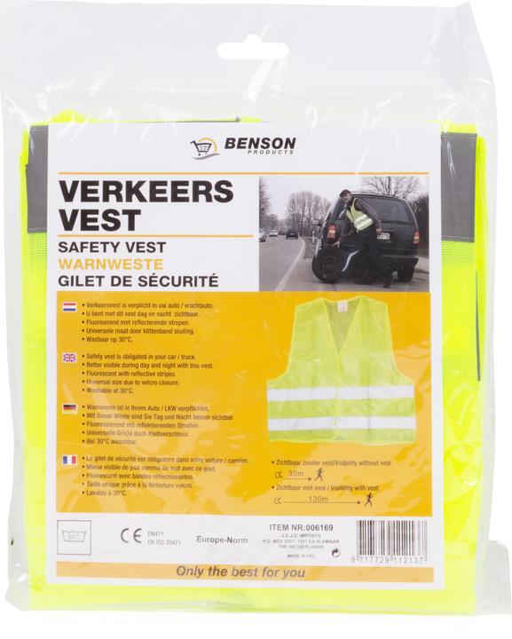 Produktbild Silberspeer Warnweste gelb EN471 + EN ISO 20471