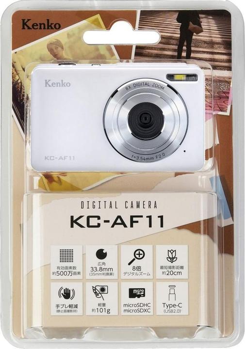 Actual product image Kenko KC-AF11 Kompaktkamera White (5 Mpx)
