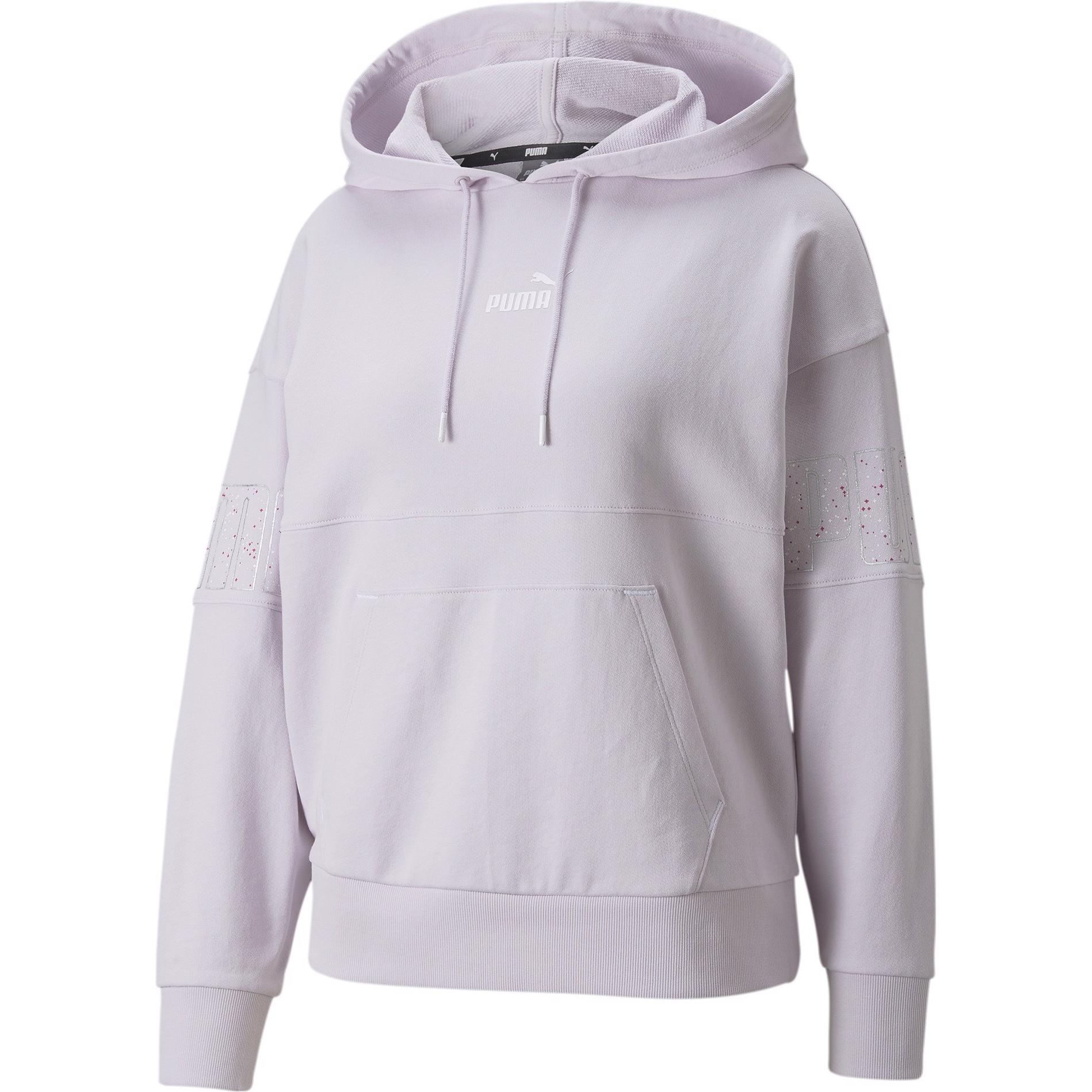 Puma, Damen, Pullover, Power Colorblock Hoodie, Violett, (M)