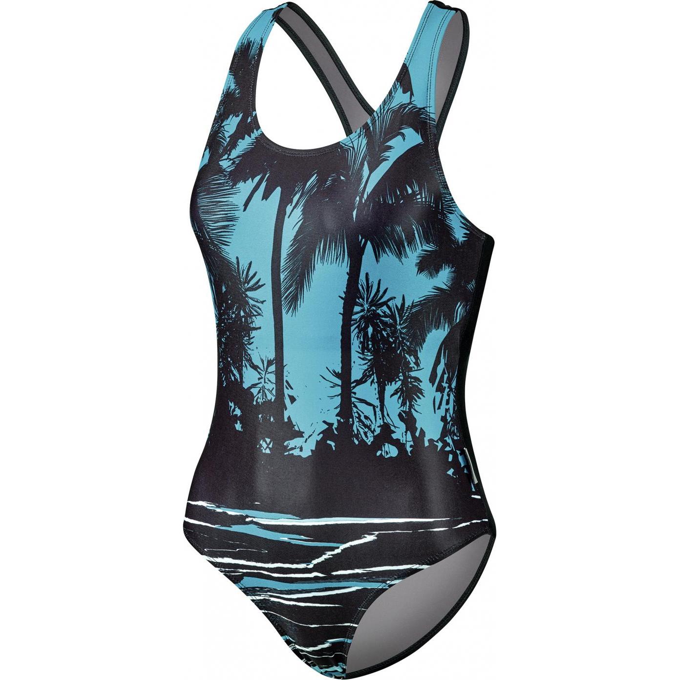 Thumbnail - Beco, Damen, Badeanzug, Beermann GmbH Schwimmanzug Damen Standard schwarz/bunt 42, Schwarz, (42)