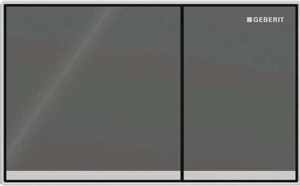 Geberit Betätigungsplatte Omega60, für 2-Mengen-Spülung, flächenbündig