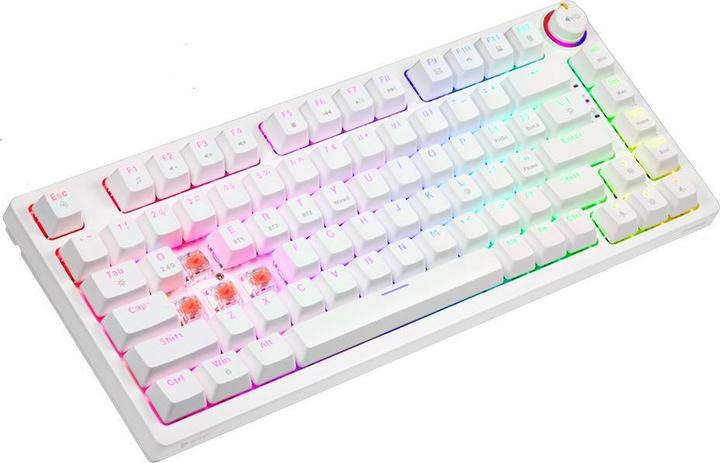 Actual product image Savio Phenix White Gat Red (Eng. Int., Wireless)