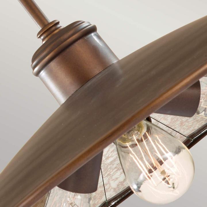 Actual product image Elstead Lighting Urban Renewal pendant light E27 triple Astral Bronze (E27)