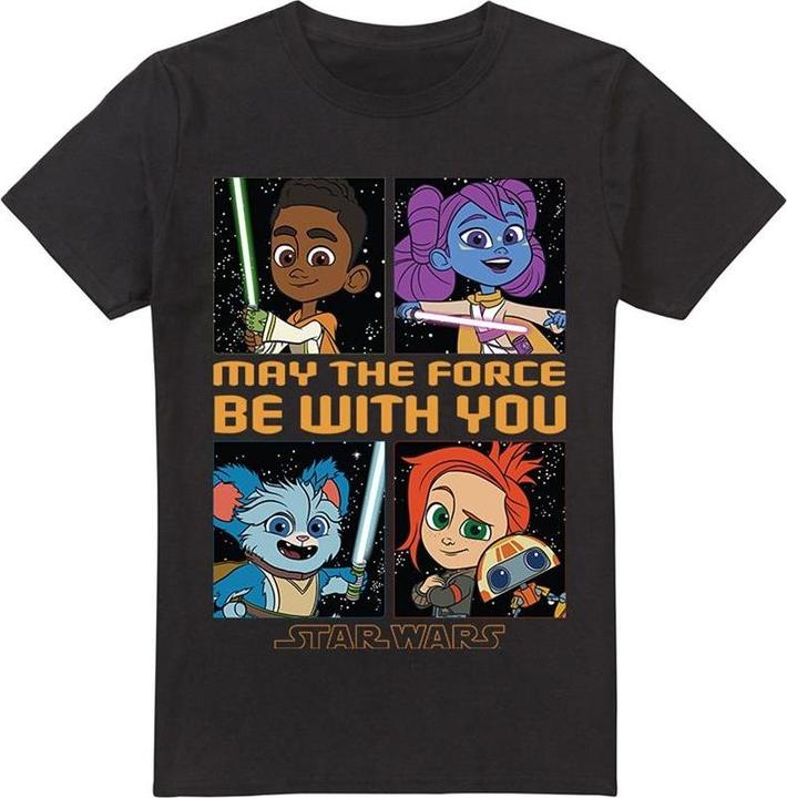 Immagine prodotto Star Wars Young Jedi Adventure Among The Stars Maglietta Uomo (M)