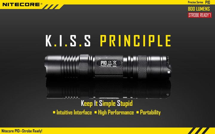 Image du produit Nitecore P10 (13.40 cm, 800 lm)