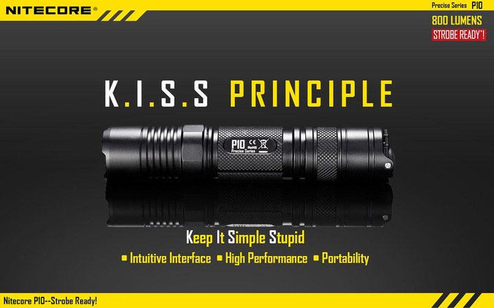 Produktbild Nitecore P10 (13.40 cm, 800 lm)