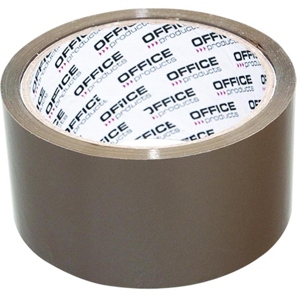 Office Products, Nastro adesivo, Nastri da imballaggio, hot melt, 48 mm, 50 y, 45 micron, marrone (48 mm)