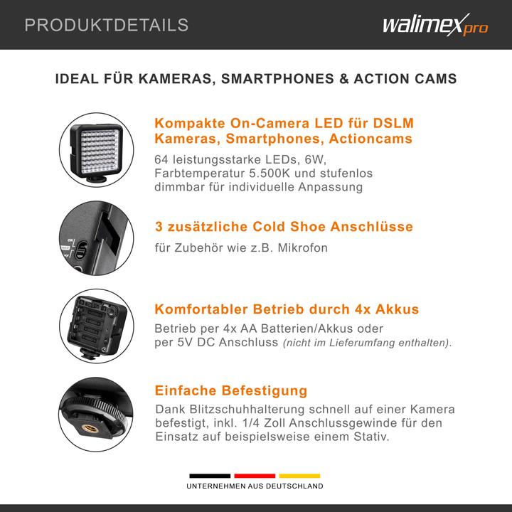 Image du produit Walimex pro par 64 LED (Lumière vidéo)
