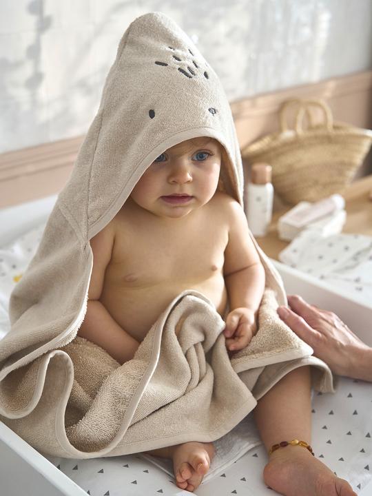 Image du produit Vertbaudet Baby & Kinder Kapuzenbadetuch mit Recycling-Baumwolle