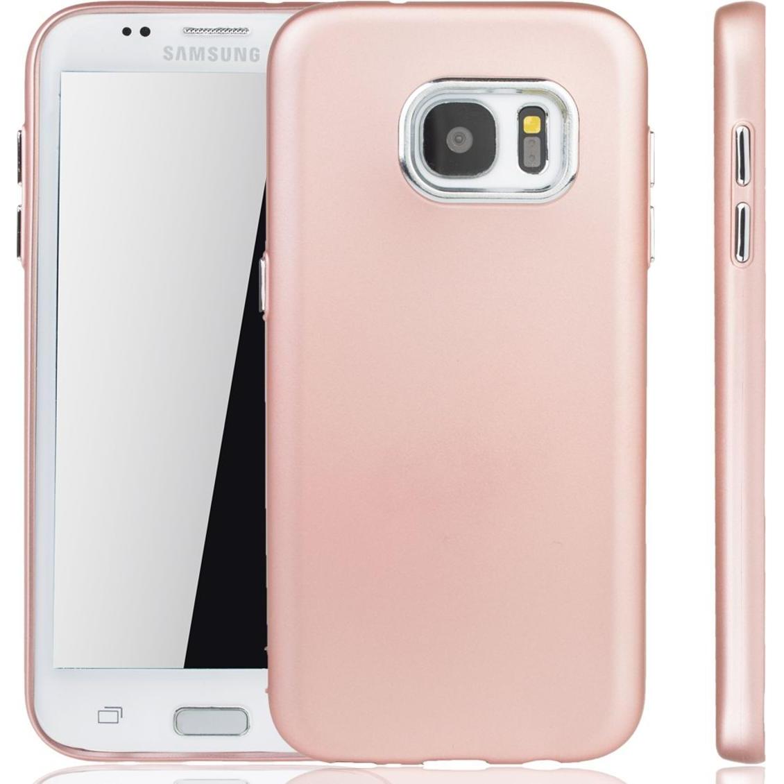 König Design Handyhülle für Samsung Galaxy S7 Edge Schutzcase Backcover Bumper Etuis Pink (Samsung Galaxy S7 Edge), Smar...