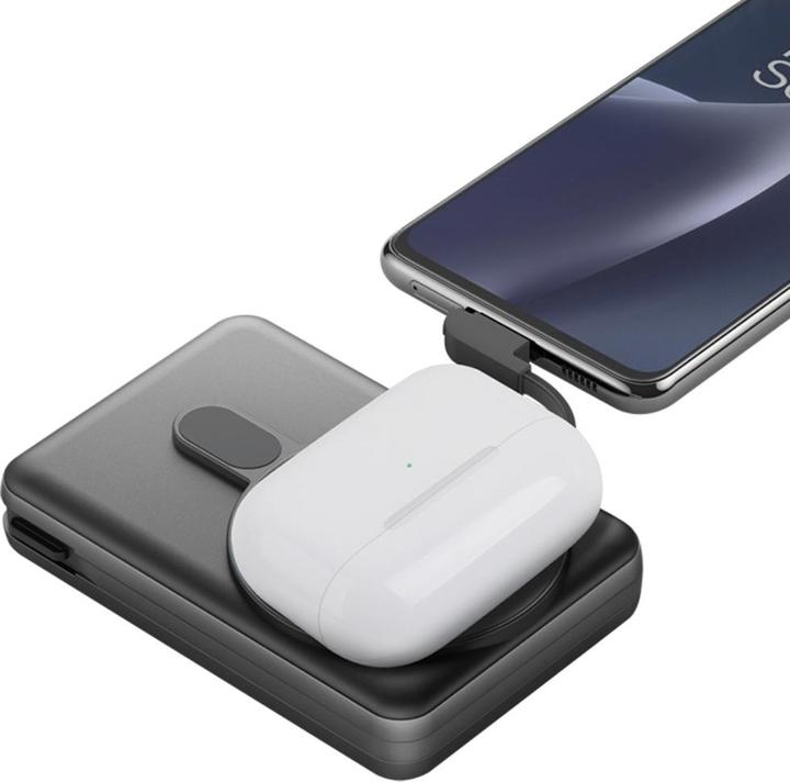 Produktbild Energea Induction PowerBank MagPac Pro Plus 10000mAh Qi2 Magsafe grey (10000 mAh, 20 W, 37 Wh)