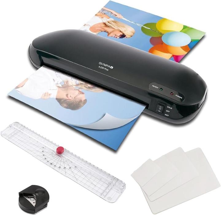 Actual product image Olympia A230Plus 4 in 1 set (70 - 125 µm, A4, A5, A6, Visiting card)