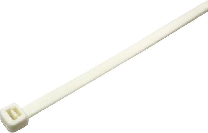 Produktbild RS PRO Nylon 66 Kabelbinder Weiss 4,8 mm x 368mm (Kunststoffkabelbinder, 368 mm, 100 Stk.)