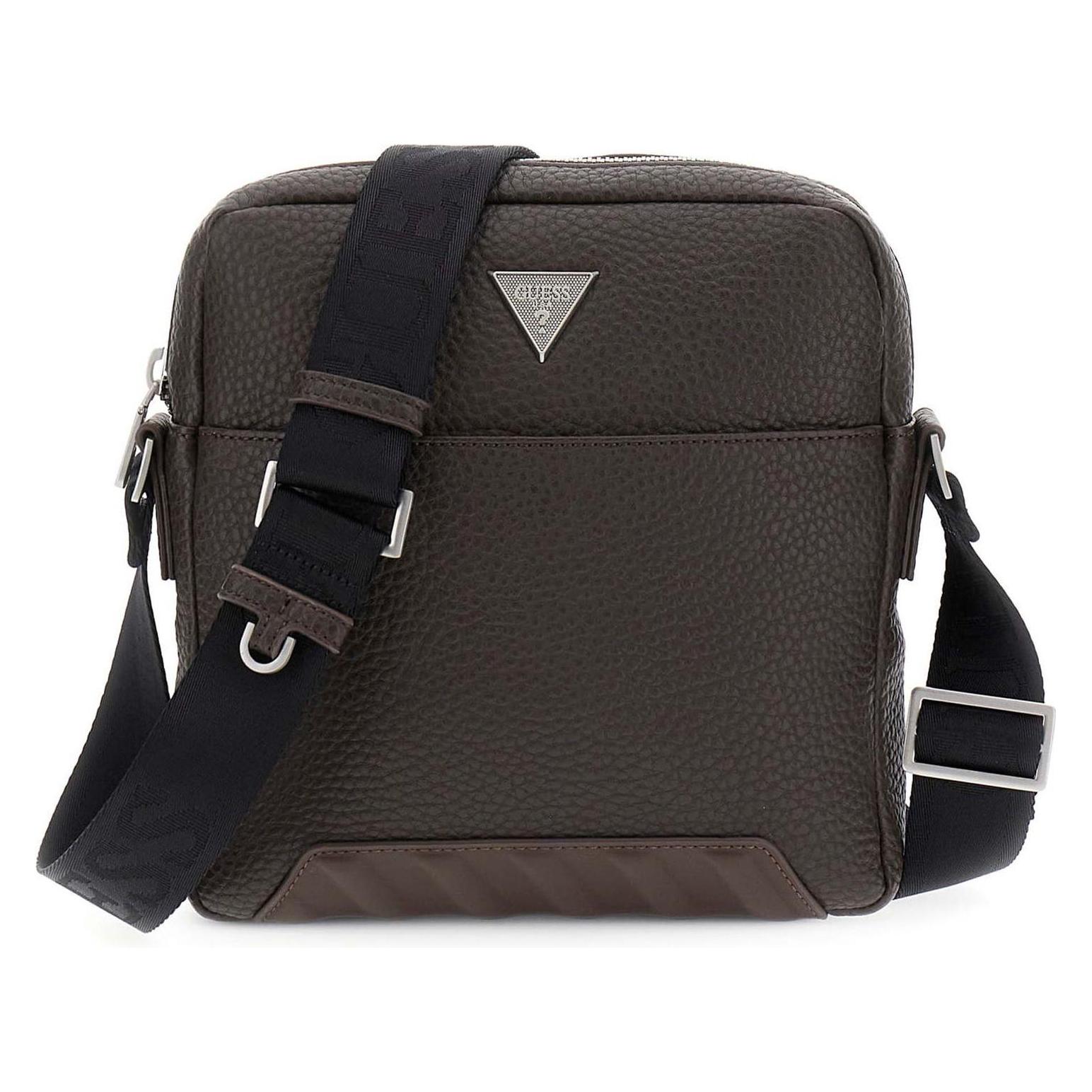 Guess, Herren, Handtasche, Torino Crossbody Bag, Braun