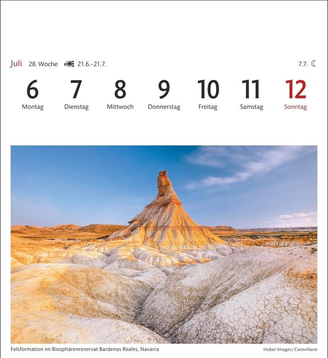 Produktbild Harenberg Spanien Sehnsuchtskalender 2026 - Wochenkalender mit 53 Postkarten