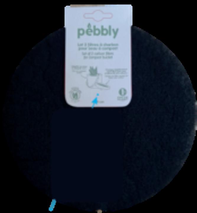 Produktbild Pebbly 2er Set Kohlefilter zu Kompostbehälter