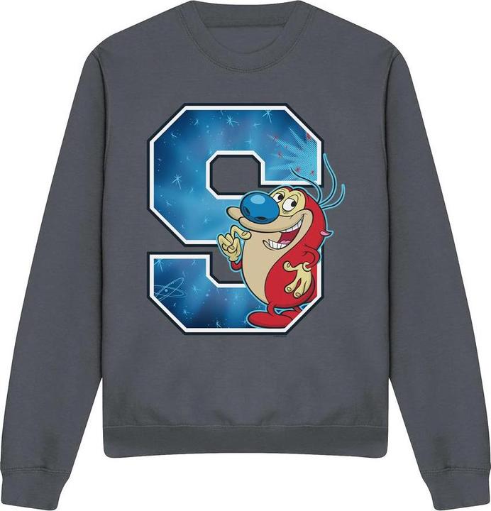 Actual product image Ren & Stimpy Unisex Adult S Is For Stimpy Sweatshirt (XL)