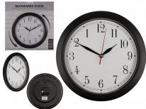 Actual product image Ootb Wall clock, running backwards, D: approx. 29 cm (29 cm)